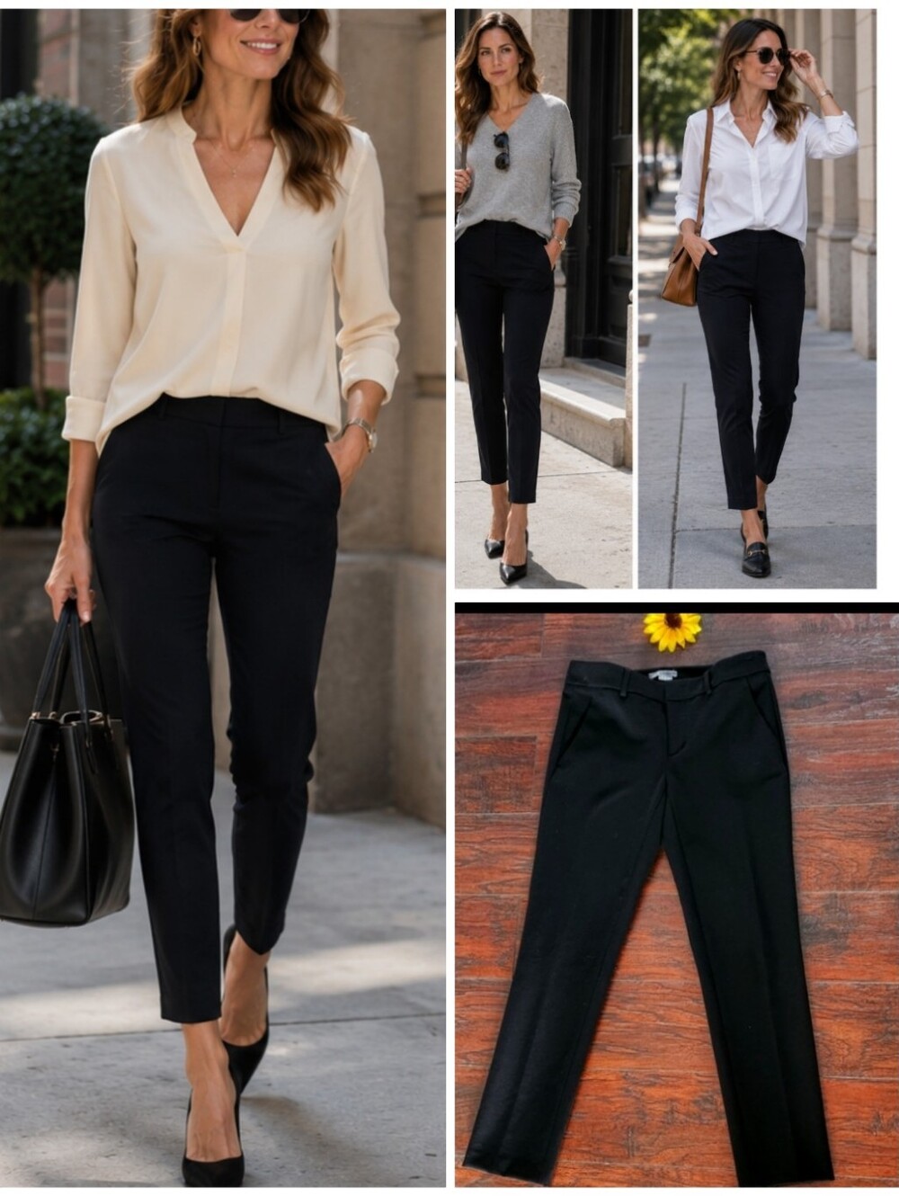 VINCE BLACK Ankle PANTS ♠️
